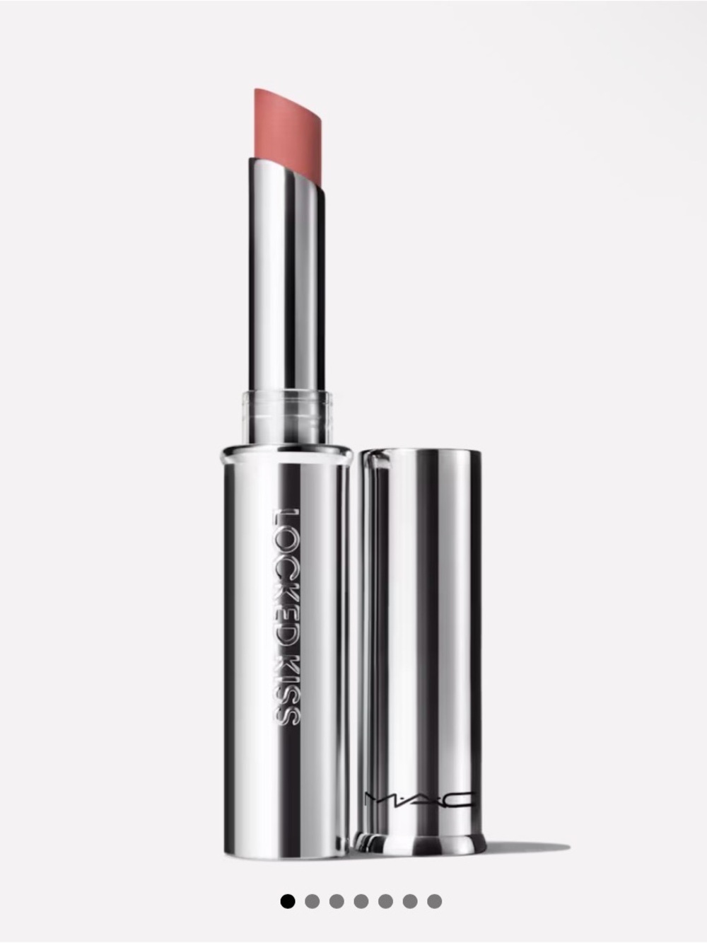 MAC Cosmetics Locked Kiss 24HR Lipstick - Mischief (Pink Nude) - size 1.8g